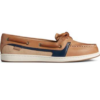 Sperry Starfish Hnede - Damske Mokasíny